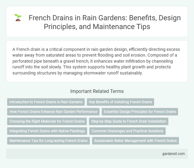 French Drains in Rain Gardens: Benefits, Design Principles, and Maintenance Tips