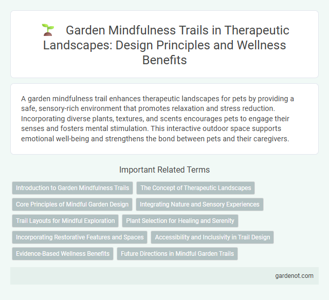 Garden Mindfulness Trails in Therapeutic Landscapes: Design Principles and Wellness Benefits