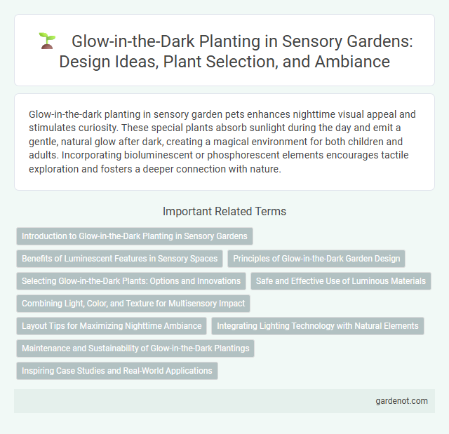 Glow-in-the-Dark Planting in Sensory Gardens: Design Ideas, Plant Selection, and Ambiance