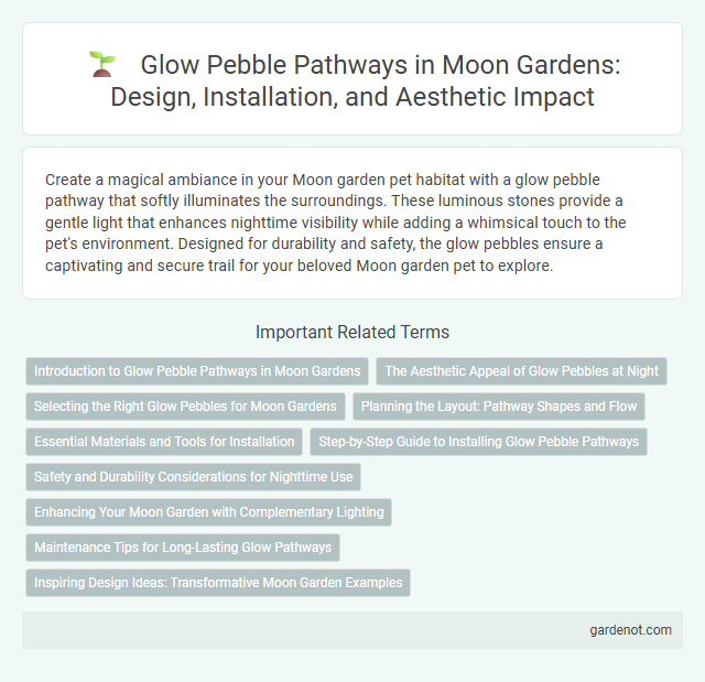 Glow Pebble Pathways in Moon Gardens: Design, Installation, and Aesthetic Impact