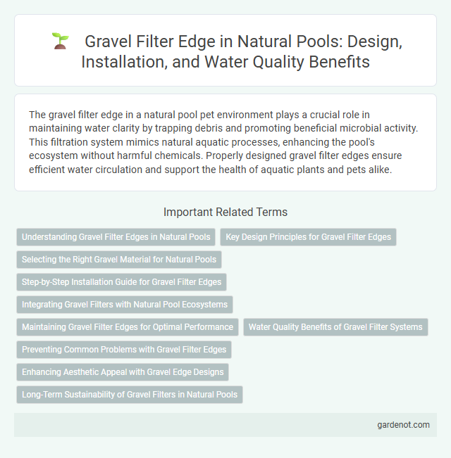 Gravel Filter Edge in Natural Pools: Design, Installation, and Water Quality Benefits