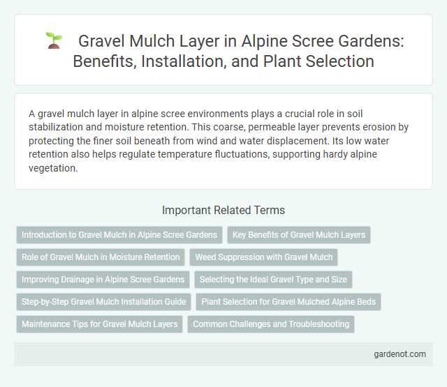 Gravel Mulch Layer in Alpine Scree Gardens: Benefits, Installation, and Plant Selection