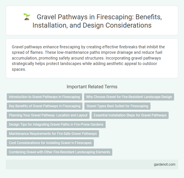 Gravel Pathways in Firescaping: Benefits, Installation, and Design Considerations