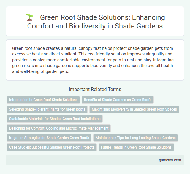 Green Roof Shade Solutions: Enhancing Comfort and Biodiversity in Shade Gardens