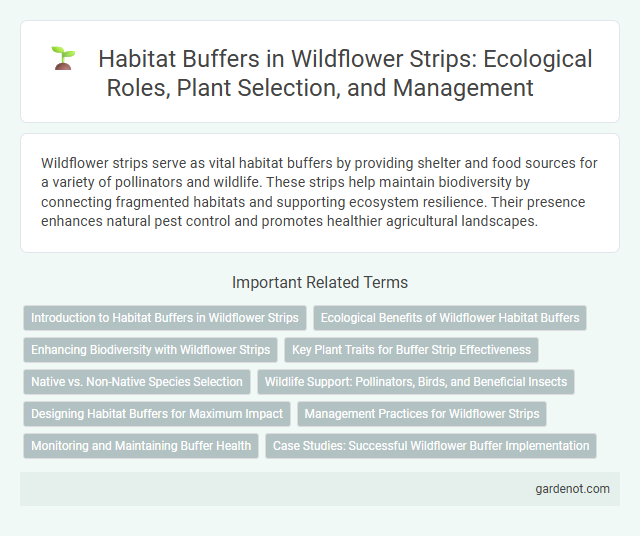 Habitat Buffers in Wildflower Strips: Ecological Roles, Plant Selection, and Management
