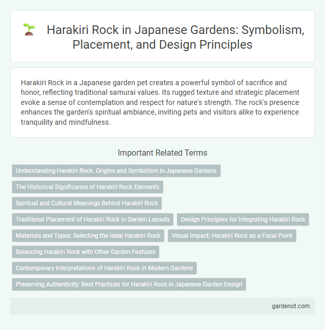 Harakiri Rock in Japanese Gardens: Symbolism, Placement, and Design Principles