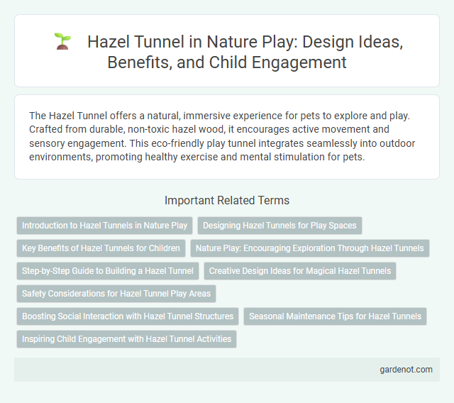 Hazel Tunnel in Nature Play: Design Ideas, Benefits, and Child Engagement