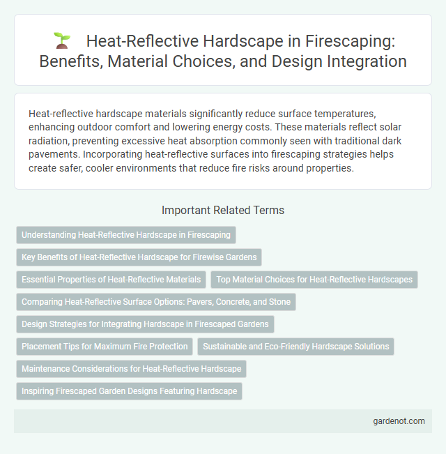 Heat-Reflective Hardscape in Firescaping: Benefits, Material Choices, and Design Integration