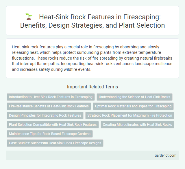 Heat-Sink Rock Features in Firescaping: Benefits, Design Strategies, and Plant Selection