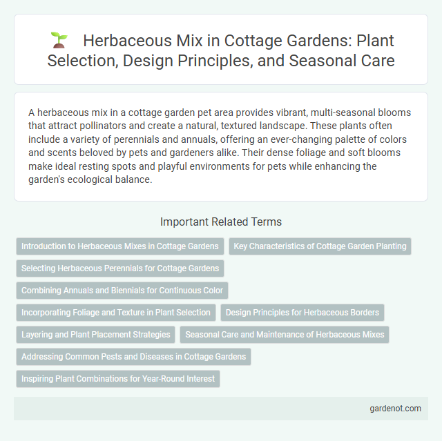 Herbaceous Mix in Cottage Gardens: Plant Selection, Design Principles, and Seasonal Care