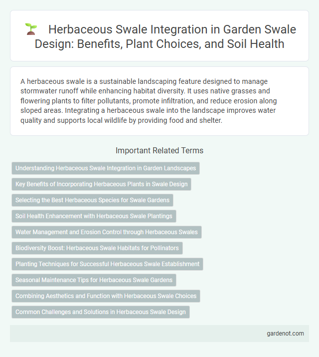Herbaceous Swale Integration in Garden Swale Design: Benefits, Plant Choices, and Soil Health