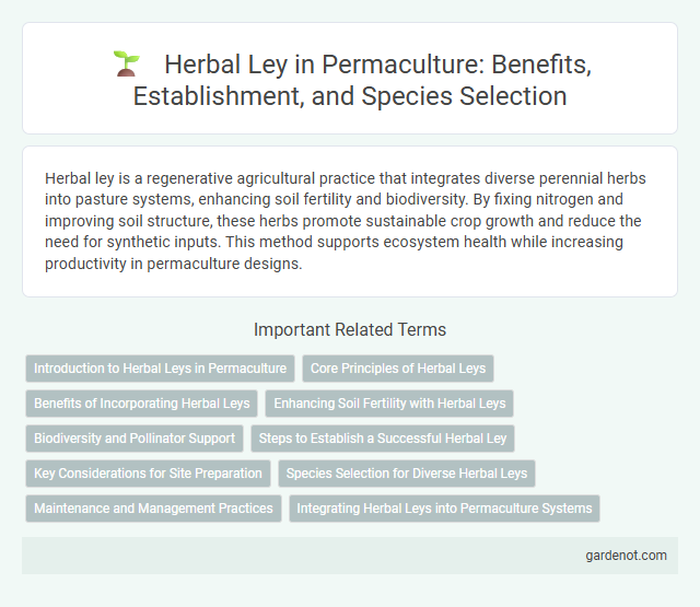 Herbal Ley in Permaculture: Benefits, Establishment, and Species Selection