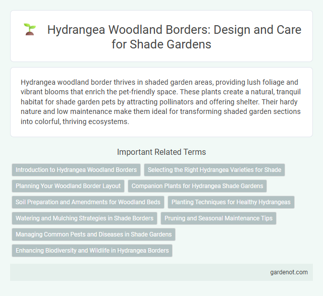 Hydrangea Woodland Borders: Design and Care for Shade Gardens