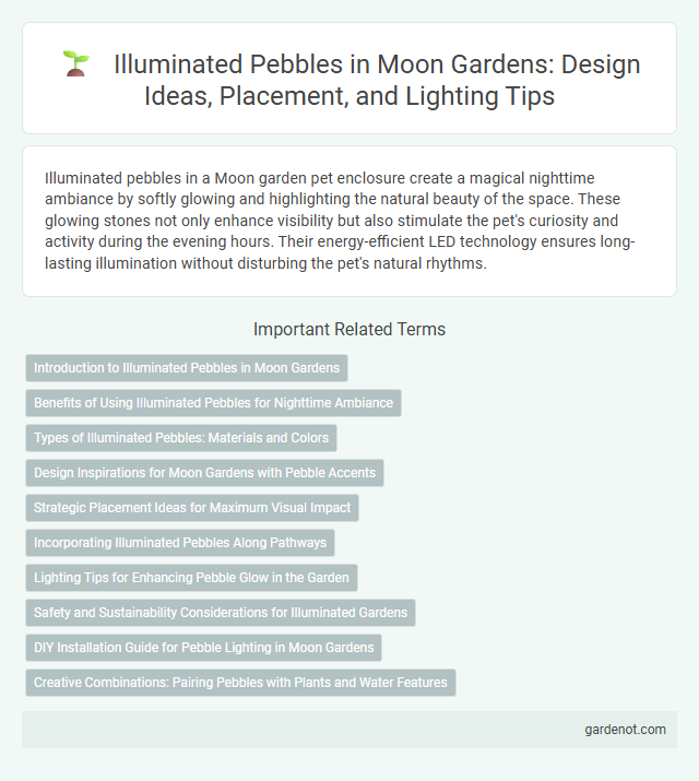 Illuminated Pebbles in Moon Gardens: Design Ideas, Placement, and Lighting Tips