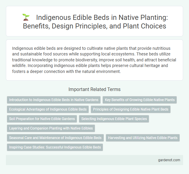 Indigenous Edible Beds in Native Planting: Benefits, Design Principles, and Plant Choices