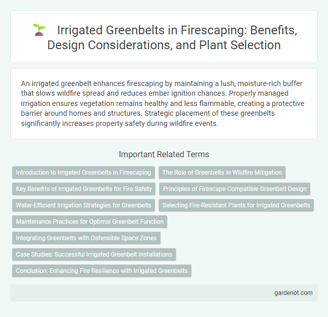 Irrigated Greenbelts in Firescaping: Benefits, Design Considerations, and Plant Selection