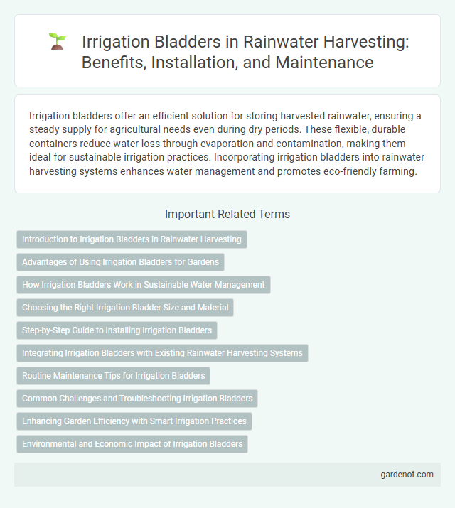 Irrigation Bladders in Rainwater Harvesting: Benefits, Installation, and Maintenance