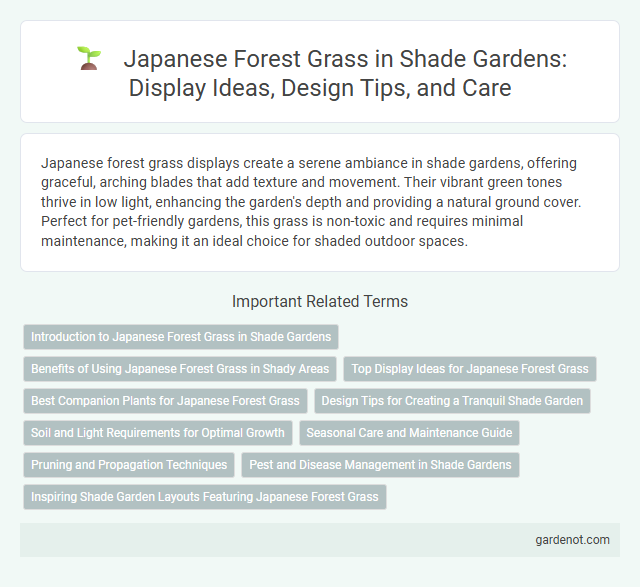 Japanese Forest Grass in Shade Gardens: Display Ideas, Design Tips, and Care