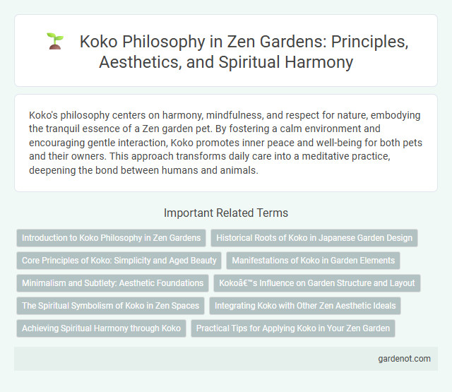 Koko Philosophy in Zen Gardens: Principles, Aesthetics, and Spiritual Harmony