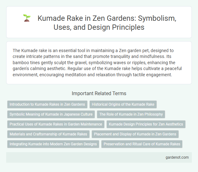 Kumade Rake in Zen Gardens: Symbolism, Uses, and Design Principles