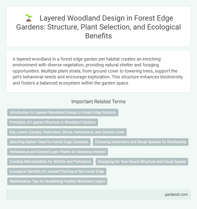 Layered Woodland Design in Forest Edge Gardens: Structure, Plant Selection, and Ecological Benefits