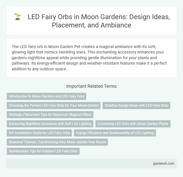 LED Fairy Orbs in Moon Gardens: Design Ideas, Placement, and Ambiance
