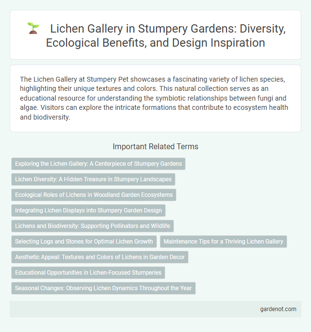 Lichen Gallery in Stumpery Gardens: Diversity, Ecological Benefits, and Design Inspiration