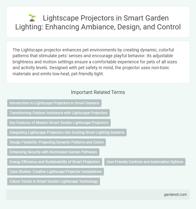 Lightscape Projectors in Smart Garden Lighting: Enhancing Ambiance, Design, and Control