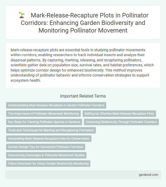Mark-Release-Recapture Plots in Pollinator Corridors: Enhancing Garden Biodiversity and Monitoring Pollinator Movement