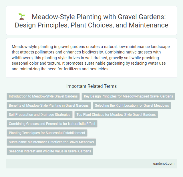 Meadow-Style Planting with Gravel Gardens: Design Principles, Plant Choices, and Maintenance