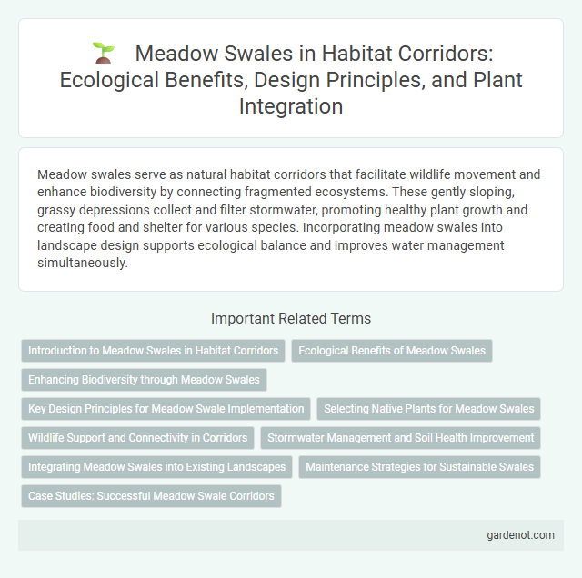Meadow Swales in Habitat Corridors: Ecological Benefits, Design Principles, and Plant Integration