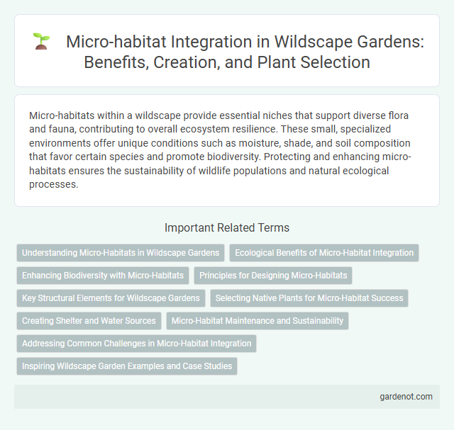 Micro-habitat Integration in Wildscape Gardens: Benefits, Creation, and Plant Selection
