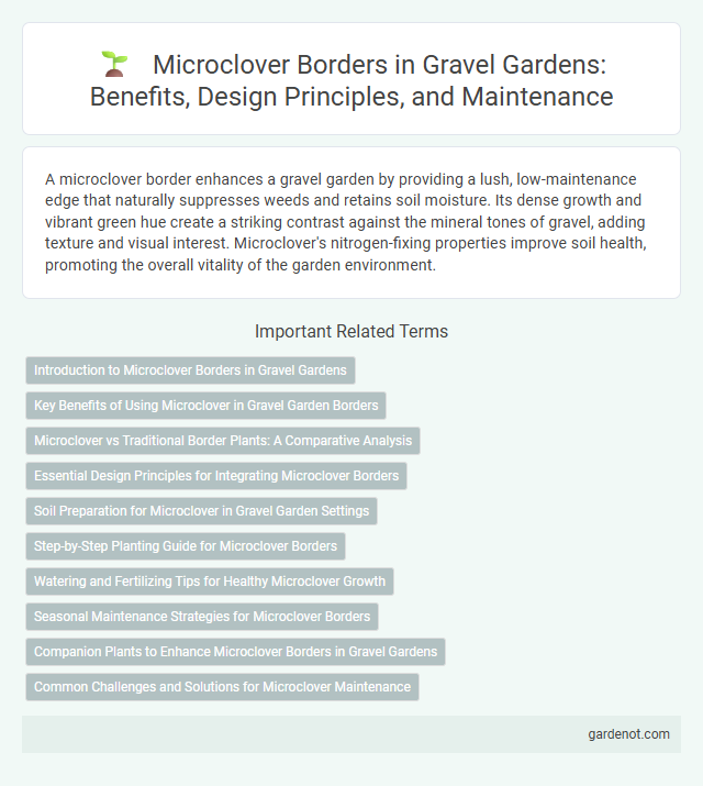 Microclover Borders in Gravel Gardens: Benefits, Design Principles, and Maintenance