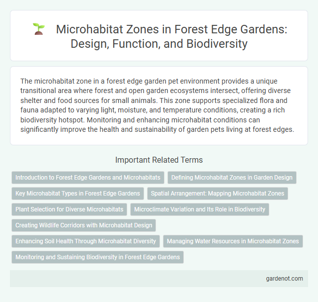 Microhabitat Zones in Forest Edge Gardens: Design, Function, and Biodiversity