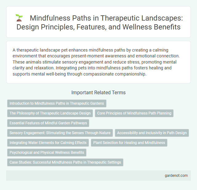 Mindfulness Paths in Therapeutic Landscapes: Design Principles, Features, and Wellness Benefits