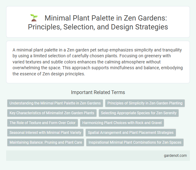 Minimal Plant Palette in Zen Gardens: Principles, Selection, and Design Strategies