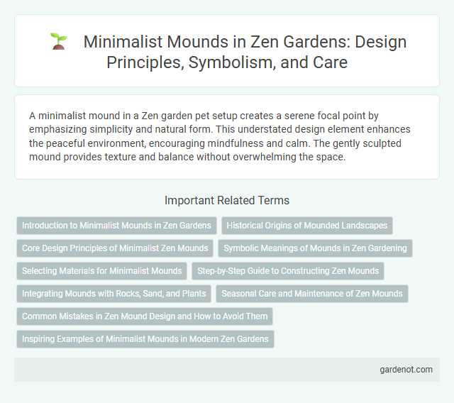 Minimalist Mounds in Zen Gardens: Design Principles, Symbolism, and Care