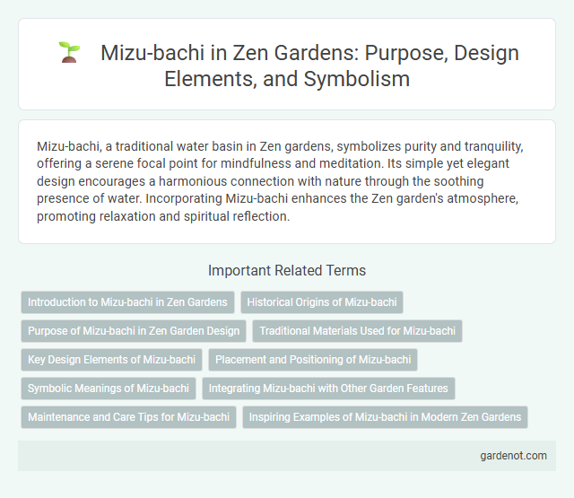 Mizu-bachi in Zen Gardens: Purpose, Design Elements, and Symbolism