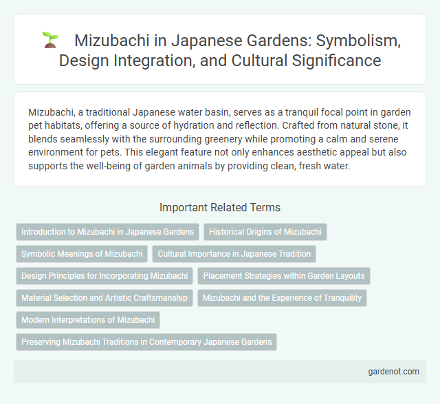 Mizubachi in Japanese Gardens: Symbolism, Design Integration, and Cultural Significance