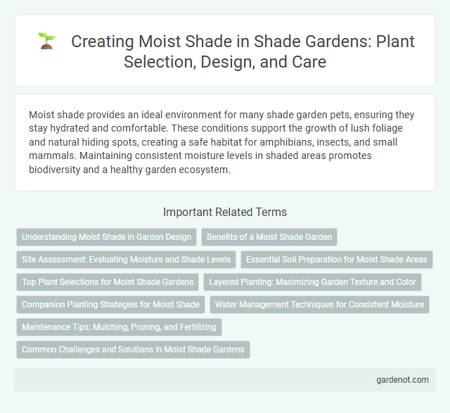 Creating Moist Shade in Shade Gardens: Plant Selection, Design, and Care