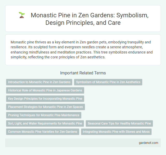 Monastic Pine in Zen Gardens: Symbolism, Design Principles, and Care