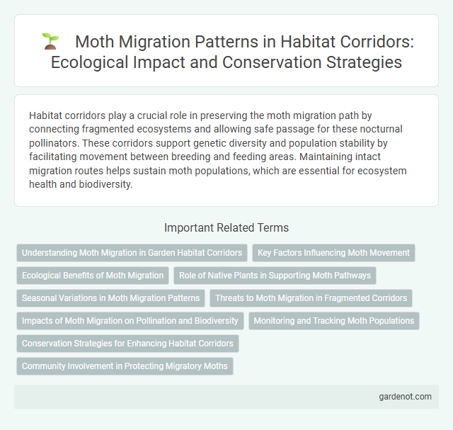 Moth Migration Patterns in Habitat Corridors: Ecological Impact and Conservation Strategies
