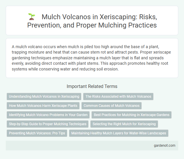 Mulch Volcanos in Xeriscaping: Risks, Prevention, and Proper Mulching Practices