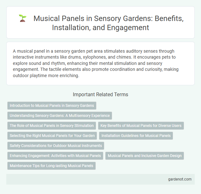 Musical Panels in Sensory Gardens: Benefits, Installation, and Engagement