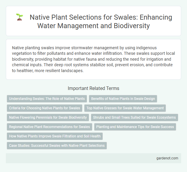 Native Plant Selections for Swales: Enhancing Water Management and Biodiversity