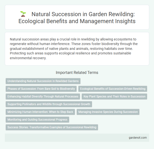 Natural Succession in Garden Rewilding: Ecological Benefits and Management Insights
