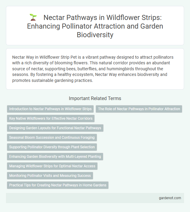 Nectar Pathways in Wildflower Strips: Enhancing Pollinator Attraction and Garden Biodiversity