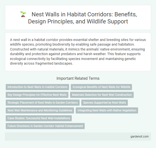 Nest Walls in Habitat Corridors: Benefits, Design Principles, and Wildlife Support