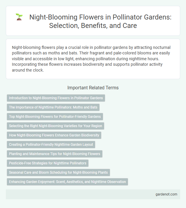 Night-Blooming Flowers in Pollinator Gardens: Selection, Benefits, and Care