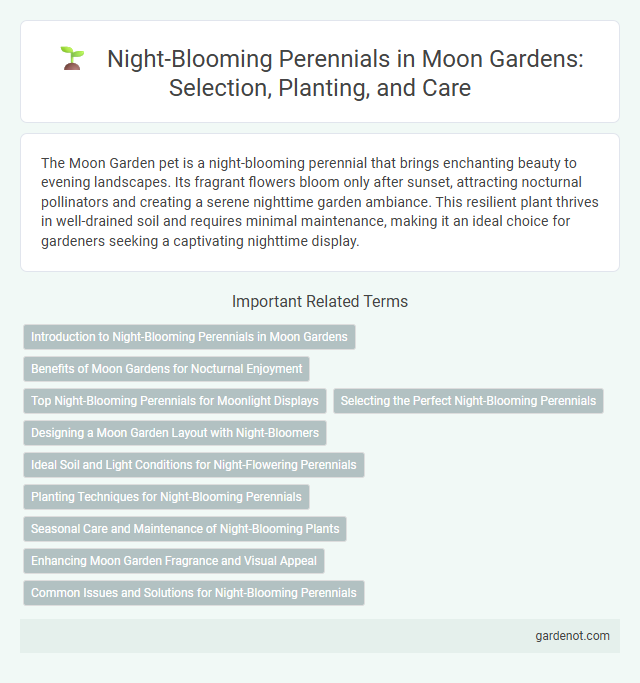 Night-Blooming Perennials in Moon Gardens: Selection, Planting, and Care